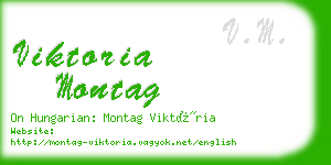 viktoria montag business card